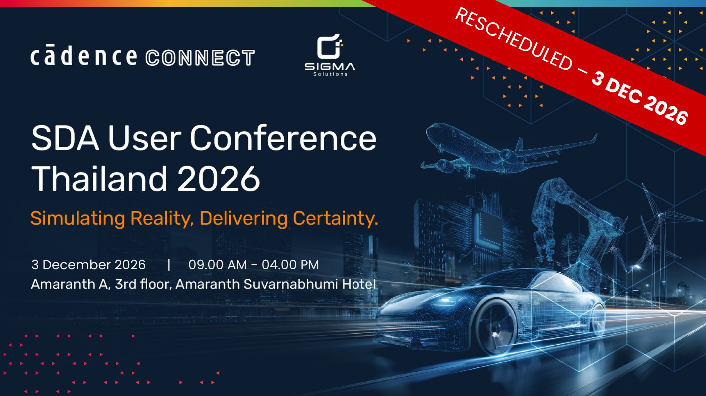 SDA User Conference Thailand 2026 is now taking place on 3 December 2026