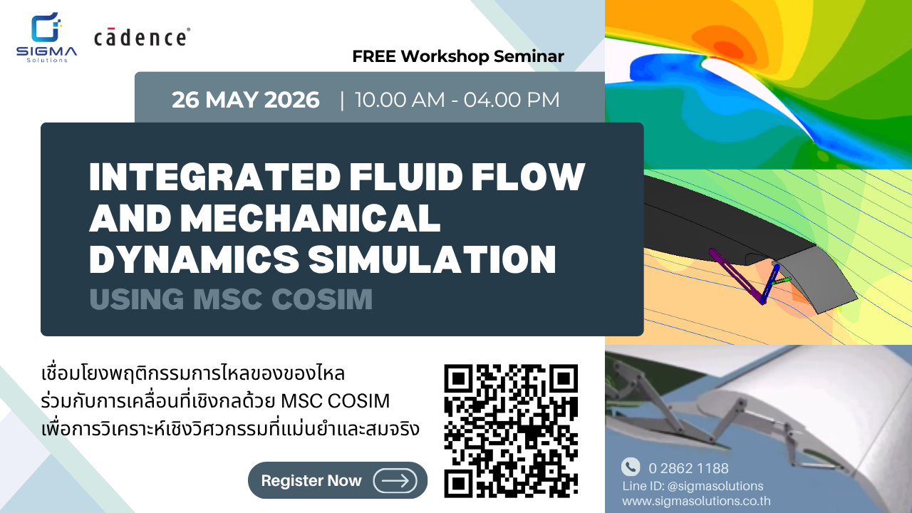 Integrated Fluid Flow and Mechanical Dynamics Simulation Using MSC CoSim