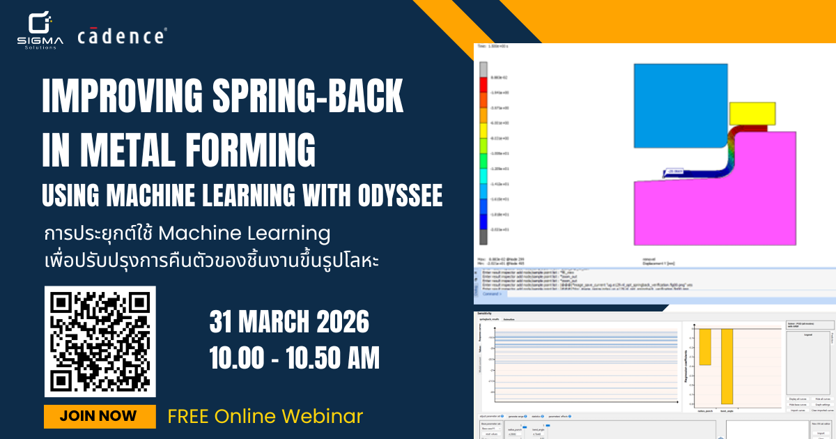 Improving Spring-back in Metal Forming using Machine Learning with ODYSSEE - Online Webinar